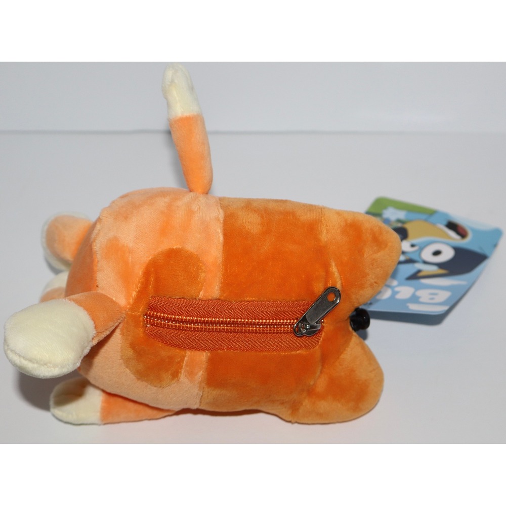 Bluey Bingo Plush Clip On Coin Purse & Straw Topper Set 4pc NWT - Picture 7 of 15
